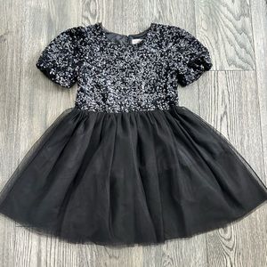Cat & Jack Girl Sequin TuTu Dress, Size M 7/8